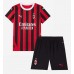 AC Milan Christian Pulisic #11 Fußballbekleidung Heimtrikot Kinder 2024-25 Kurzarm (+ kurze hosen)